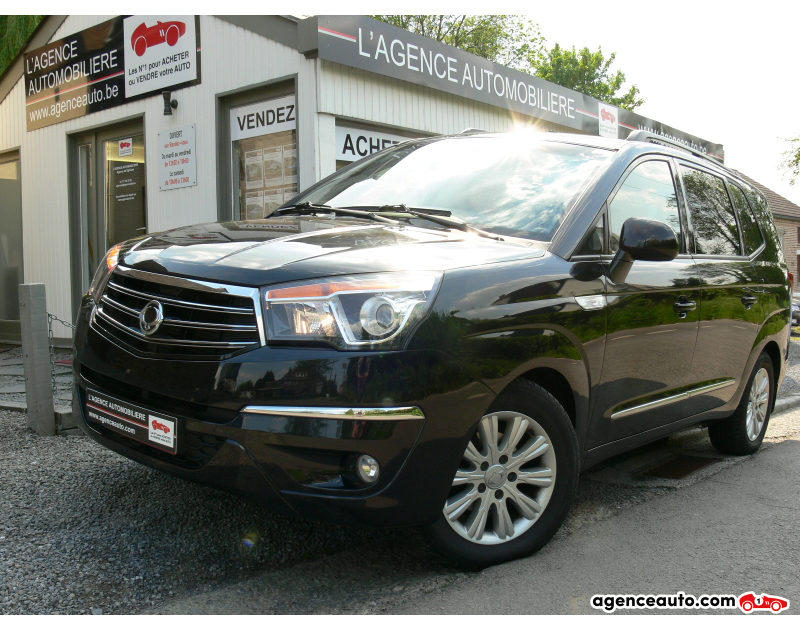 Compra de Coches Usados, Coches Usados Baratos %'|'% Agence Auto Ssangyong Rodius 2.0 Diesel 155 7 places Violet Año 2014 Manuelle Essence