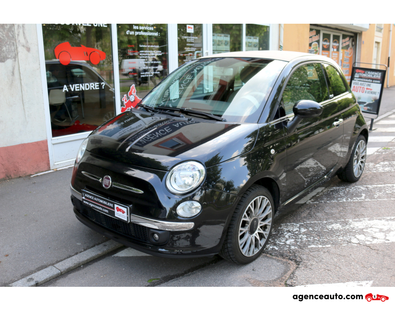 Achat voiture occasion, Auto occasion pas cher | Agence Auto Fiat 500 C Cabriolet 1.2 Lounge Violet Année 2011 Manuelle Essence