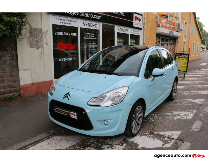 Achat voiture occasion, Auto occasion pas cher | Agence Auto Citroen C3 1.6 VTi 120 Exclusive Violet Année 2009 Manuelle Essence