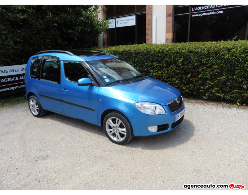 Aankoop Gebruikte Auto, Goedkope Gebruikte Auto | Agence Auto Skoda Roomster 1.4 tdi  80 PRAHA Violet Jaar 2008 Manuelle Essence