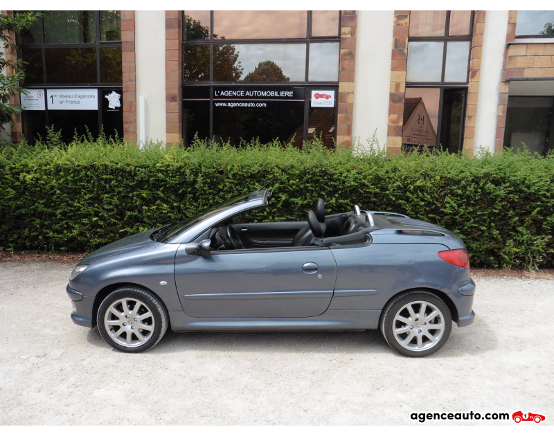 Aankoop Gebruikte Auto, Goedkope Gebruikte Auto | Agence Auto Peugeot 206 cc 1.6 HDI 110 SPORT PACK Violet Jaar 2006 Manuelle Essence