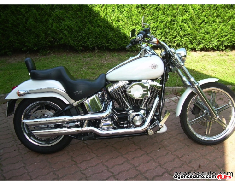 Achat voiture occasion, Auto occasion pas cher | Agence Auto Harley Davidson Softail Deuce 1450 cm carbu Violet Année 1999 Manuelle Essence
