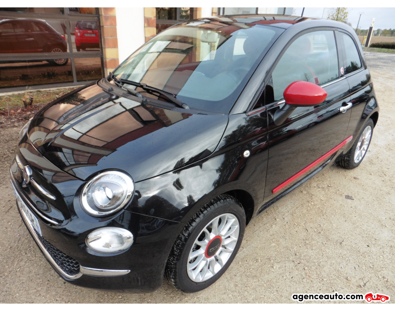 Achat voiture occasion, Auto occasion pas cher | Agence Auto Fiat 500 1.2 8v 69ch Rosso Amore Edizione Violet Année 2016 Manuelle Essence