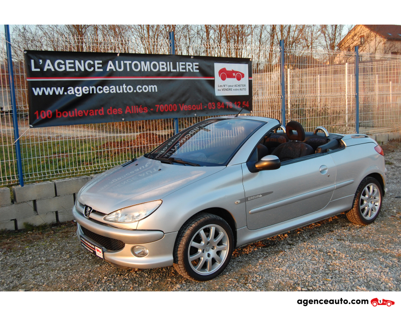Acquisto Auto Usate, Auto Usate Economiche | Agenzia Automobiliare Peugeot 206 CC 1.6 16V QUIKSILVER Violet Anno 2006 Manuelle Essence