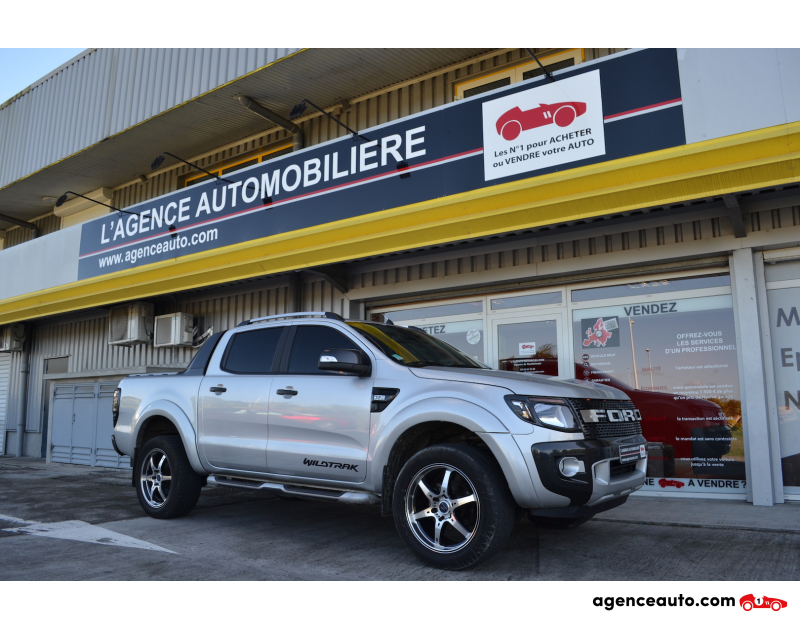 Achat voiture occasion, Auto occasion pas cher | Agence Auto Ford Ranger DOUBLE CABINE 3.2 TDCi 200 4X4 / WILDTRAK A Violet Année 2014 Automatique Essence