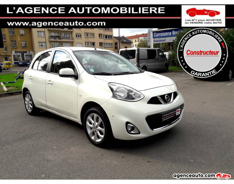 Achat voiture occasion, Auto occasion pas cher | Agence Auto Nissan Micra 1.2i 80 Connect Edition (5p.) Violet Année 2014 Manuelle Essence