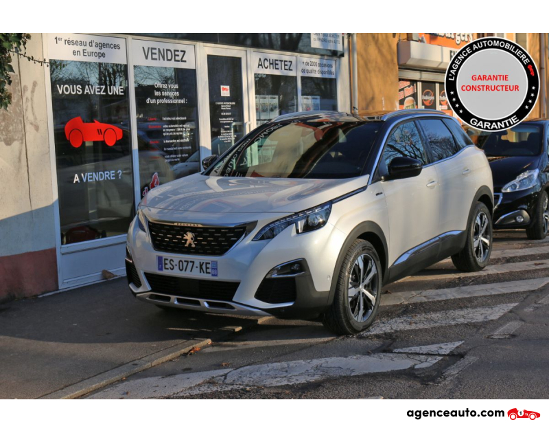 Achat voiture occasion, Auto occasion pas cher | Agence Auto Peugeot 3008 gt line 150 Violet Année 2017 Manuelle Diesel