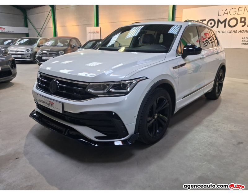 Achat voiture occasion, Auto occasion pas cher | Agence Auto Volkswagen Tiguan R-line Blanc Année 2023 Automatique Essence