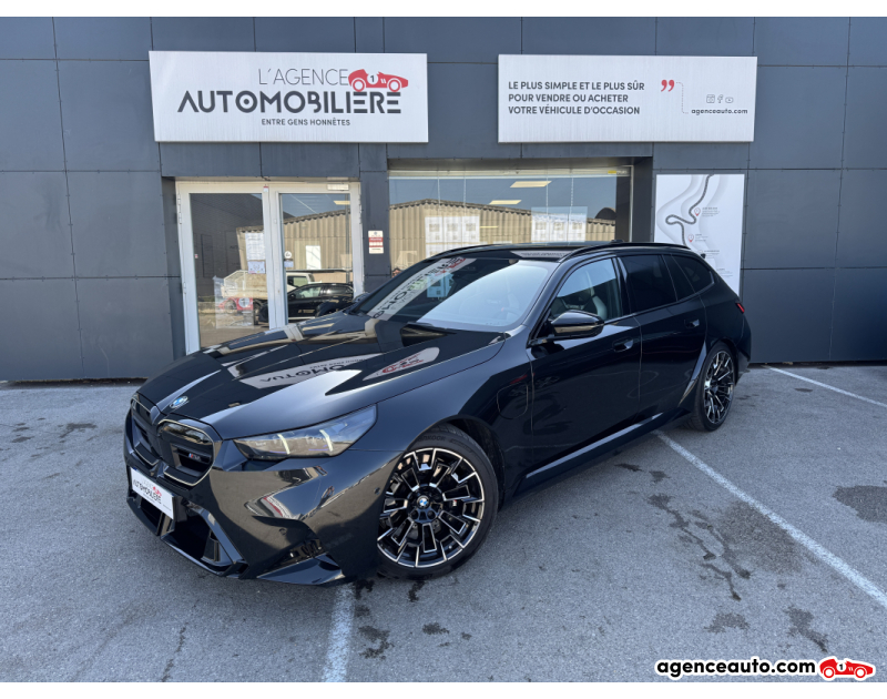 Achat voiture occasion, Auto occasion pas cher | Agence Auto Bmw M5 Touring 4.4 V8 PHEV 727ch pas de malus / Attelage / B&W / TVA Noir Année 2024 Automatique Hybride