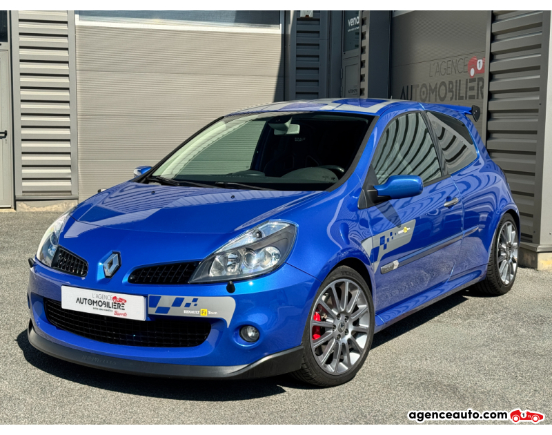 Aankoop Gebruikte Auto, Goedkope Gebruikte Auto | Agence Auto Renault Clio III RS 2.0 16V 197 - Look F1 Team Bleu Jaar 2006 Manuelle Essence