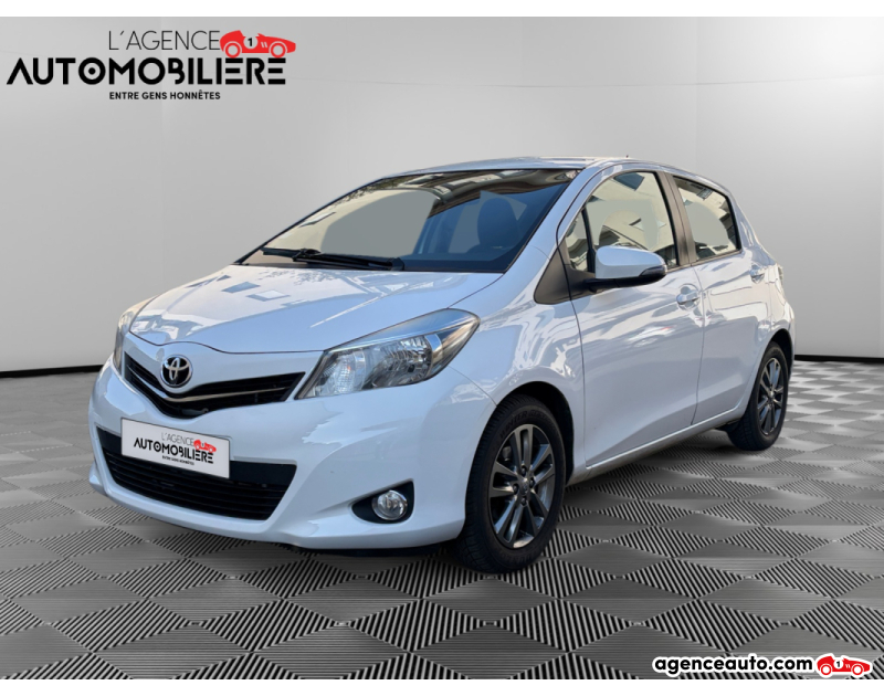 Compra de Coches Usados, Coches Usados Baratos %'|'% Agence Auto Toyota Yaris III (2) 90 D-4D DYNAMIC 5P Blanc Año 2014 Manuelle Diesel