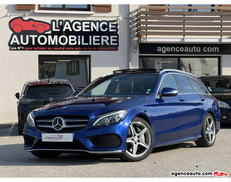 Compra de Carros Usados, Carros Usados Baratos | Auto Immo Mercedes Classe C 400 SW 333ch 4Matic 7G-DCT Bleu Ano 2015 Automatique Essence