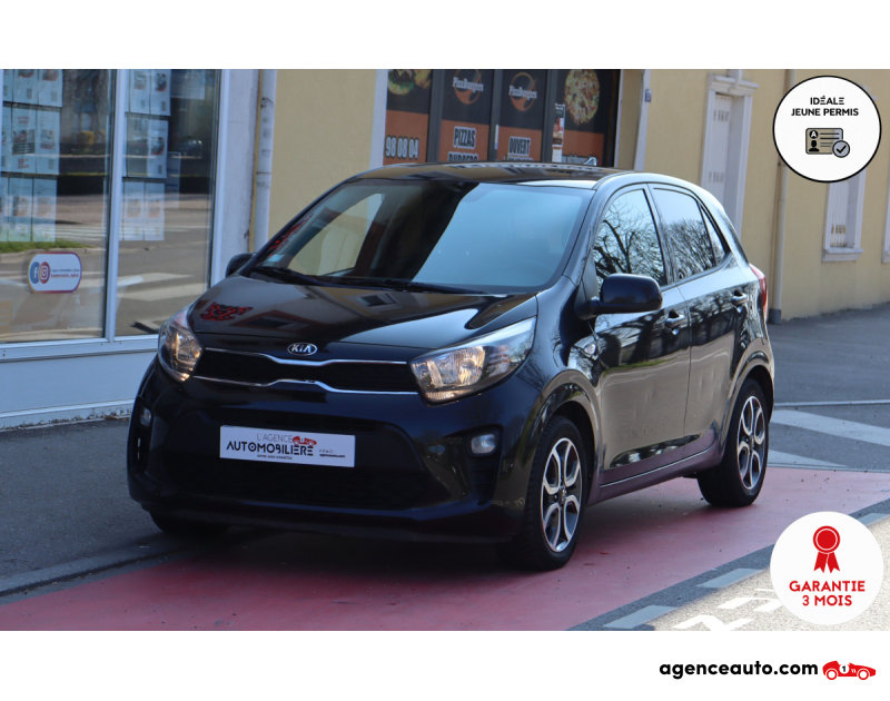 Achat voiture occasion, Auto occasion pas cher | Agence Auto Kia Picanto 1.0 MPi 67ch Launch Edition (CarPlay, GPS, Caméra de recul) Noir Année 2018 Manuelle Essence