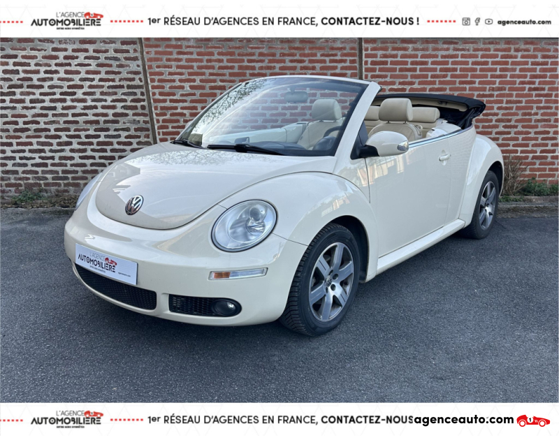 Achat voiture occasion, Auto occasion pas cher | Agence Auto Volkswagen New beetle CABRIOLET TDI 105 CARAT Beige Année 2007 Manuelle Diesel