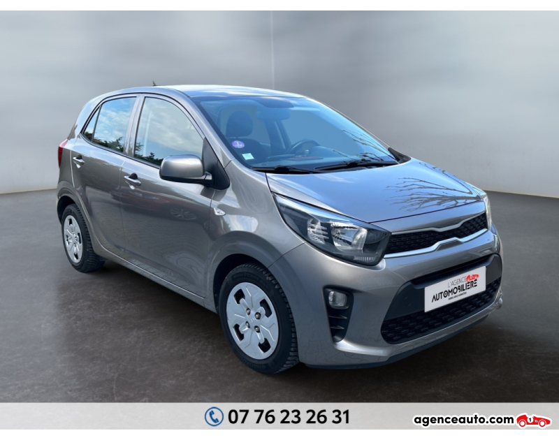 Achat voiture occasion, Auto occasion pas cher | Agence Auto Kia Picanto 1.0 69 CV Gris Année 2019 Manuelle Essence