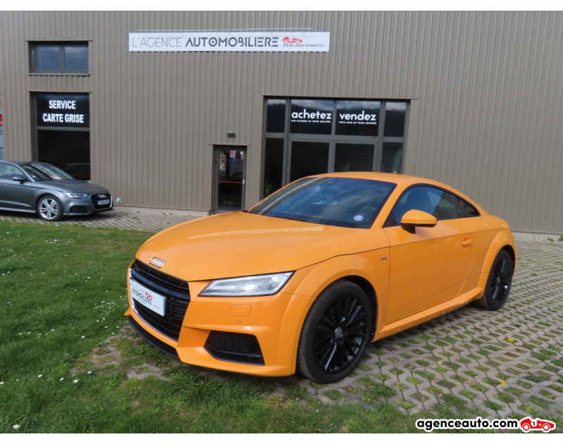 Achat voiture occasion, Auto occasion pas cher | Agence Auto Audi TT 2.0 TFSi 16V Quattro 230Cv Orange Année 2014 Automatique Essence