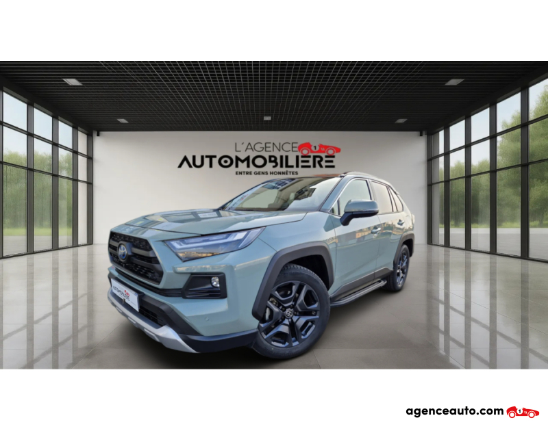 Achat voiture occasion, Auto occasion pas cher | Agence Auto Toyota RAV4 V 2.5 HYBRIDE 222 AWD-I TRAIL Vert Année 2023 Automatique Hybride