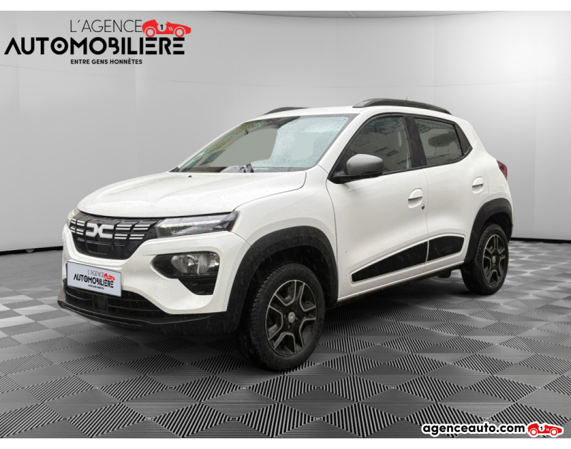Achat voiture occasion, Auto occasion pas cher | Agence Auto Dacia Spring 45cv Expression Blanc Année 2023 Automatique Électrique