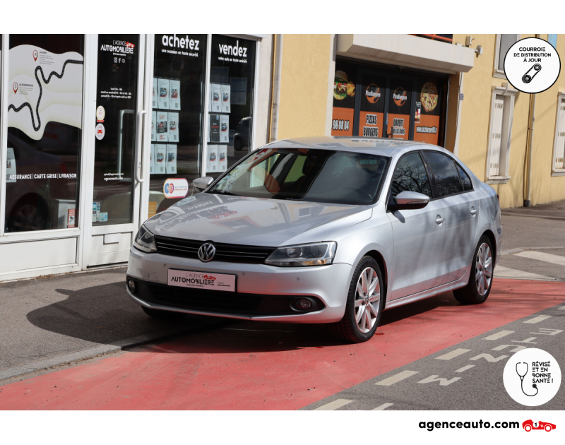 Compra de Coches Usados, Coches Usados Baratos %'|'% Agence Auto Volkswagen Jetta 1.6 TDI 105 DSG7 (Suivi complet, Distribution à jour) Gris Año 2012 Automatique Diesel