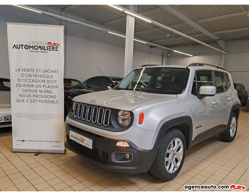 Compra de Coches Usados, Coches Usados Baratos %'|'% Agence Auto Jeep Renegade Renegade 1.6 MultiJet S&S 120ch Longitude Business Garantie 12 mois Gris Año 2017 Manuelle Diesel