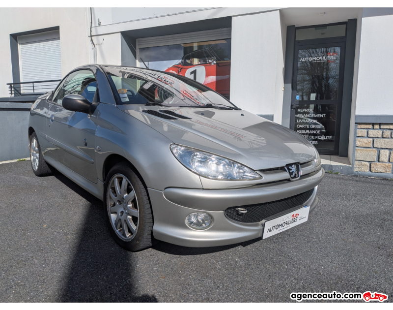 Acquisto Auto Usate, Auto Usate Economiche | Agenzia Automobiliare Peugeot 206 CC 1.6 HDI 110 ROLAND GARROS Gris Anno 2006 Manuelle Diesel
