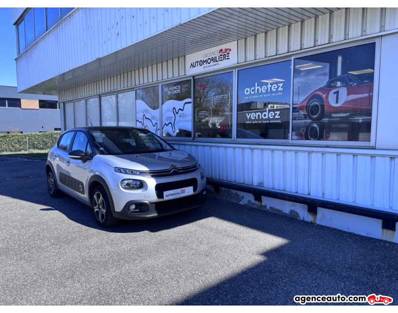 Achat voiture occasion, Auto occasion pas cher | Agence Auto Citroen C3 1.2 THP 110 cv Boîte auto Argent Année 2017 Automatique Essence