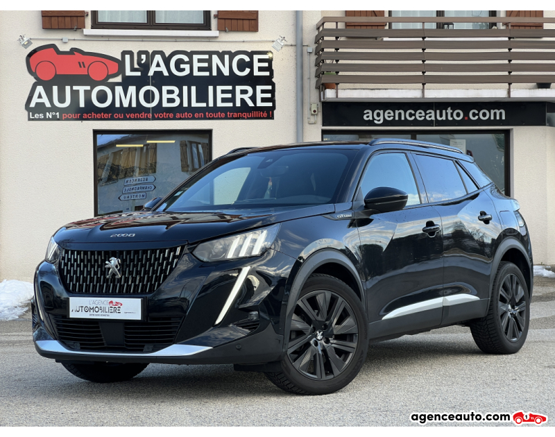 Achat voiture occasion, Auto occasion pas cher | Agence Auto Peugeot 2008 1.2 130ch GT LINE EAT8 Noir Année 2020 Automatique Essence