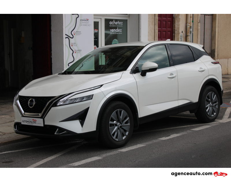 Aankoop Gebruikte Auto, Goedkope Gebruikte Auto | Agence Auto Nissan Qashqai GENERATION-III 1.3 140 HYBRID MHEV VISIA 2WD ( Entretien NISSAN, Carplay, Radar Arr ... ) Blanc Jaar 2022 Manuelle Hybride