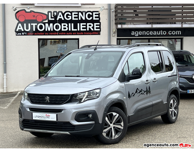 Compra de Coches Usados, Coches Usados Baratos %'|'% Agence Auto Peugeot RIFTER 1.5 bluehdi 130ch GT LINE BVM Gris Año 2020 Manuelle Diesel