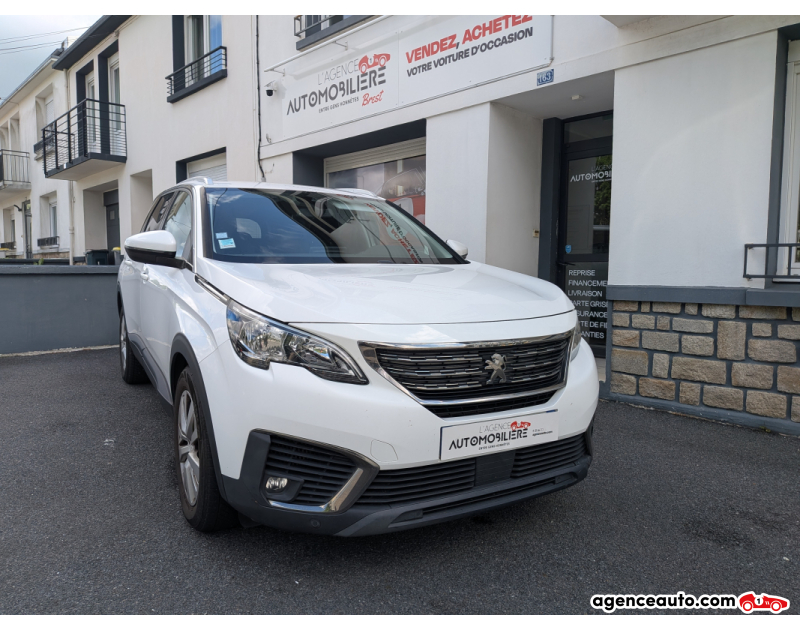 Achat voiture occasion, Auto occasion pas cher | Agence Auto Peugeot 5008 1.6 HDI 120 CH EAT6 ACTIVE BUSINESS 7 PLACES Blanc Année 2018 Automatique Diesel