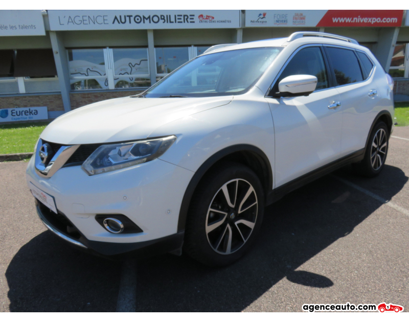 Achat voiture occasion, Auto occasion pas cher | Agence Auto Nissan X-Trail 1.6 dCi 130ch Tekna / Historique d'entretien complet / Moteur à chaine. Blanc Année 2016 Manuelle Diesel