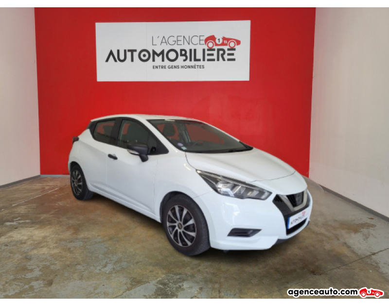 Aankoop Gebruikte Auto, Goedkope Gebruikte Auto | Agence Auto Nissan Micra 1.0 IG 70 VISIA Blanc Jaar 2019 Manuelle Essence