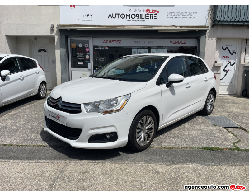 Achat voiture occasion, Auto occasion pas cher | Agence Auto Citroen C4 1.6 HDi 90 cv Business - Distribution à jour Blanc Année 2014 Manuelle Diesel