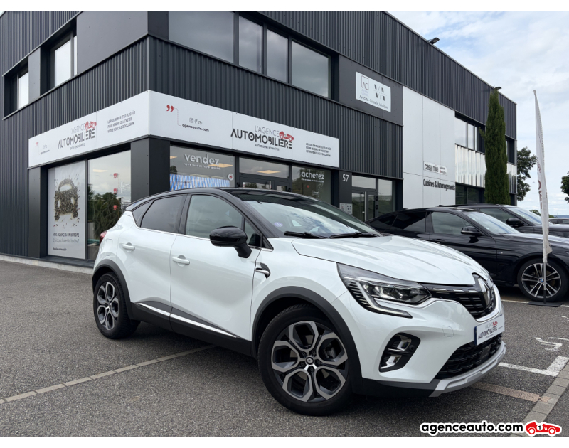 Achat voiture occasion, Auto occasion pas cher | Agence Auto Renault Captur 1.6 E-TECH HYBRIDE 145 INTENS - GARANTIE 12 MOIS Blanc Année 2022 Automatique Hybride