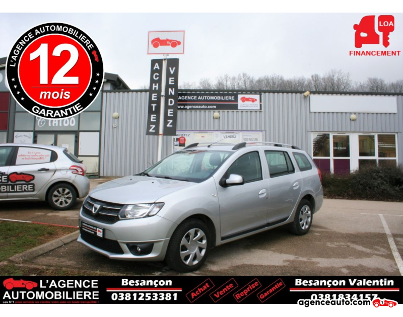 Achat voiture occasion, Auto occasion pas cher | Agence Auto Dacia Logan MCV 1.5 dCi 90ch Lauréate Euro6 Violet Année 2016 Manuelle Diesel