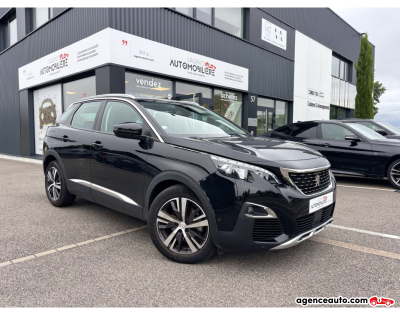 Achat voiture occasion, Auto occasion pas cher | Agence Auto Peugeot 3008 ALLURE 1.2 THP 2V GPF EAT8 S&S 130CV BVA - GARANTIE 12 MOIS Noir Année 2020 Automatique Essence