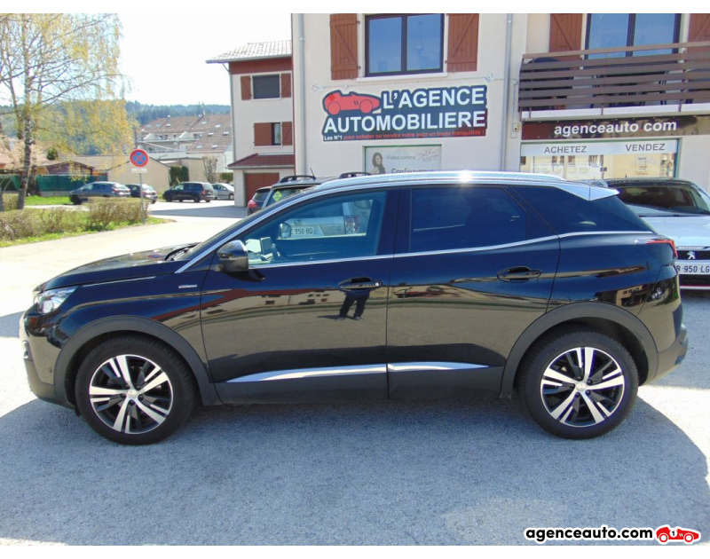 Achat voiture occasion, Auto occasion pas cher | Agence Auto Peugeot 3008 GT Line 1.6 Bluehdi 120 EAT6 Violet Année 2017 Automatique Diesel