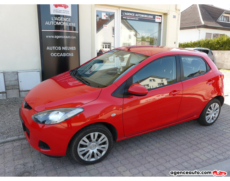 Compra de Coches Usados, Coches Usados Baratos %'|'% Agence Auto Mazda Mazda 2 II 1.3 MZR 75 Elegance 5P Violet Año 2009 Manuelle Essence