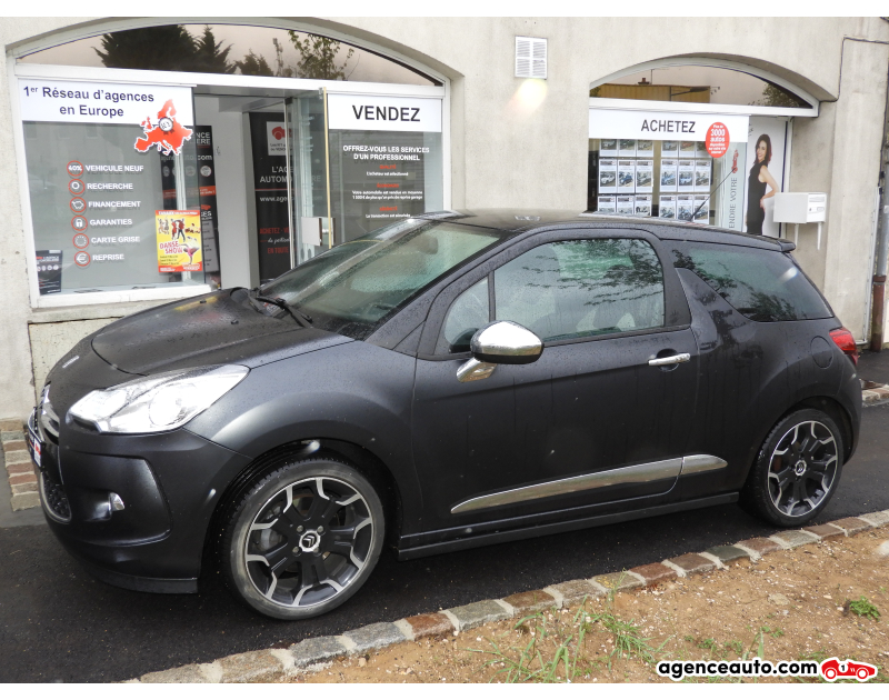 Achat voiture occasion, Auto occasion pas cher | Agence Auto DS DS 3 1.6 THP 155 Ds3 edition limitee black mat Violet Année 2011 Manuelle Essence