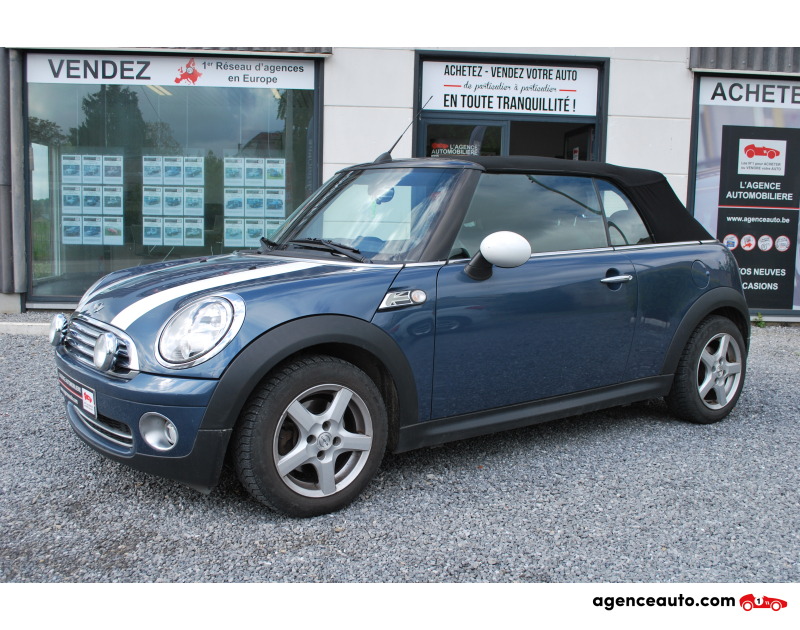 Aankoop Gebruikte Auto, Goedkope Gebruikte Auto | Agence Auto Mini Cooper Cabriolet 1.6 I Violet Jaar 2010 Manuelle Essence