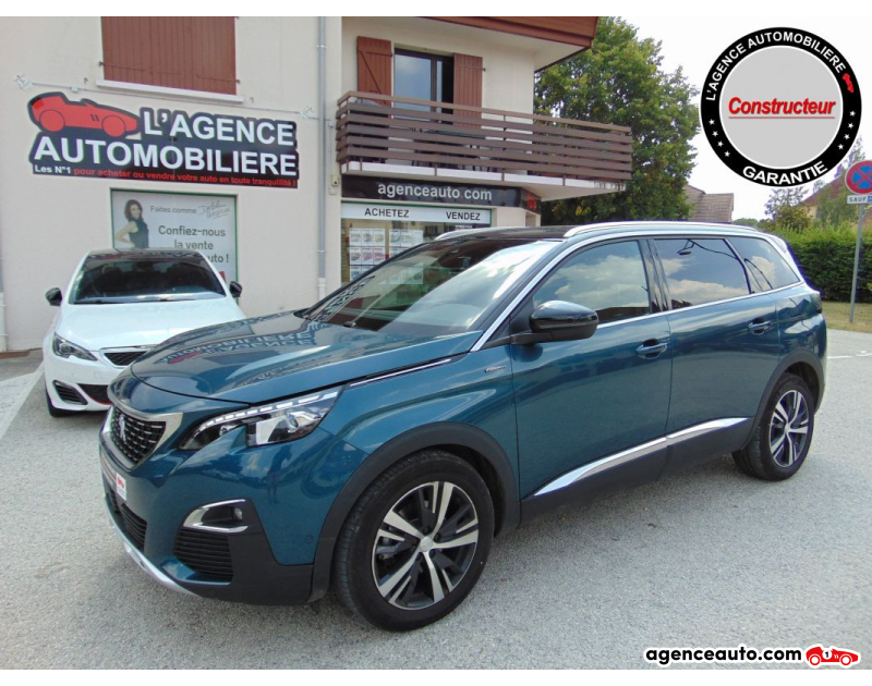 Achat voiture occasion, Auto occasion pas cher | Agence Auto Peugeot 5008 1.6 THP 165ch GT Line EAT6 Violet Année 2018 Automatique Essence
