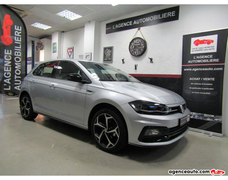 Achat voiture occasion, Auto occasion pas cher | Agence Auto Volkswagen Polo 1.0 TSI 95ch R-Line Violet Année 2018 Manuelle Essence