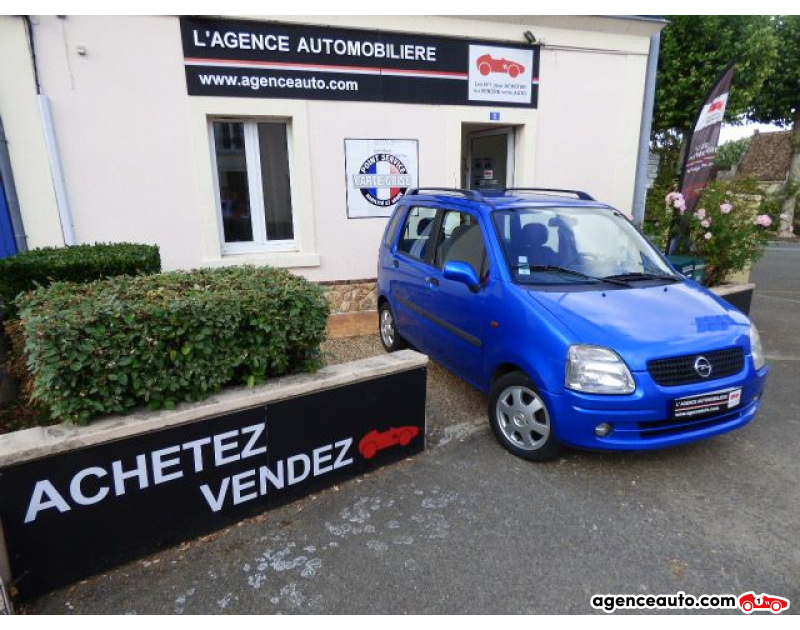 Achat voiture occasion, Auto occasion pas cher | Agence Auto Opel Agila 1.2 i 75Ch / Elegance Violet Année 2001 Manuelle Essence