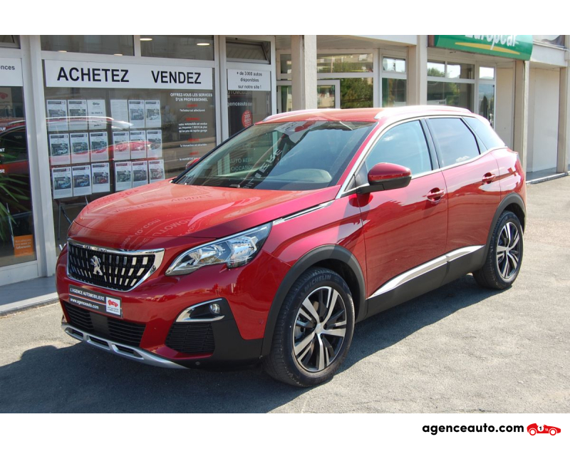 Achat voiture occasion, Auto occasion pas cher | Agence Auto Peugeot 3008 1.5 HDI 130 ALLURE EAT8 Violet Année 2018 Automatique Diesel