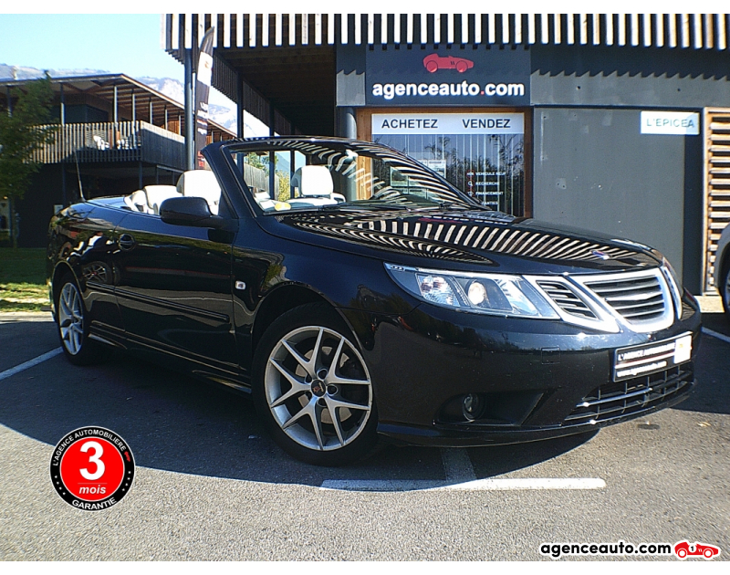 Aankoop Gebruikte Auto, Goedkope Gebruikte Auto | Agence Auto Saab 9-3 Cabriolet 1.9 TIDs 150 ch Lynx Violet Jaar 2008 Manuelle Diesel
