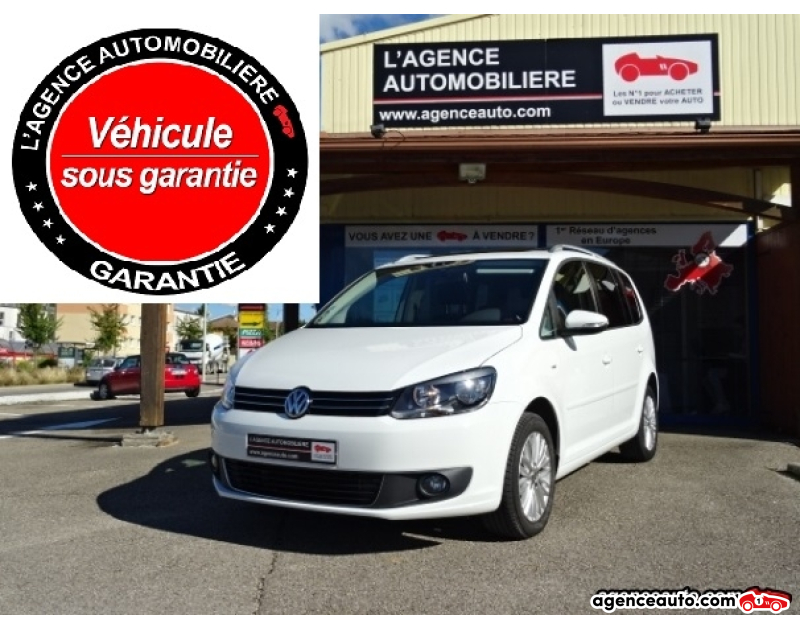 Achat voiture occasion, Auto occasion pas cher | Agence Auto Volkswagen Touran II 1.6 TDI 105 FAP CUP 7PL Violet Année 2014 Manuelle Diesel