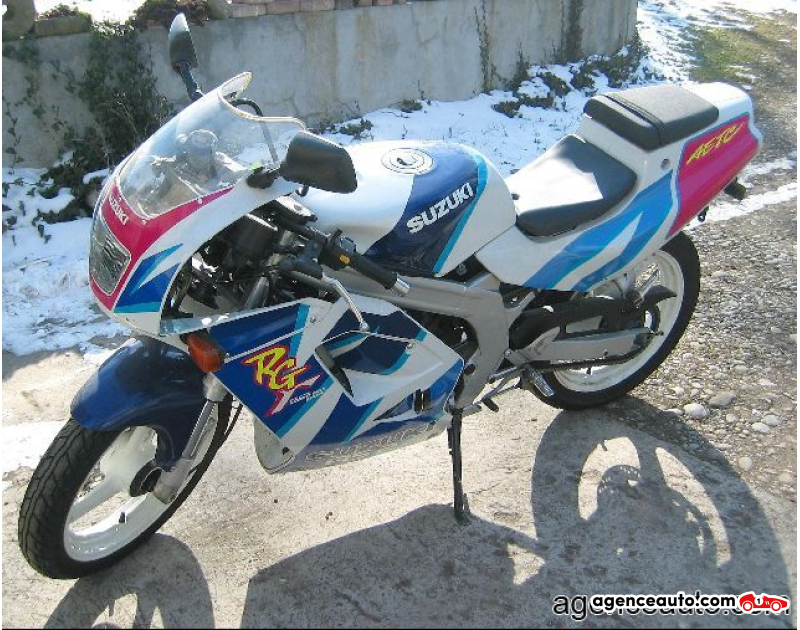 Achat voiture occasion, Auto occasion pas cher | Agence Auto Suzuki RG 125 COURSE Violet Année 1991 Manuelle Essence