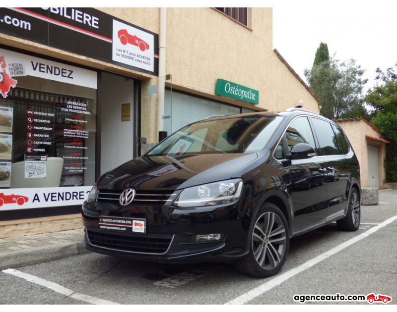 Achat voiture occasion, Auto occasion pas cher | Agence Auto Volkswagen Sharan II 2.0 TDI 177 FAP BLUEMOTION TECHNOLOGY CONFORTLINE DSG6 Violet Année 2013 Automatique Diesel