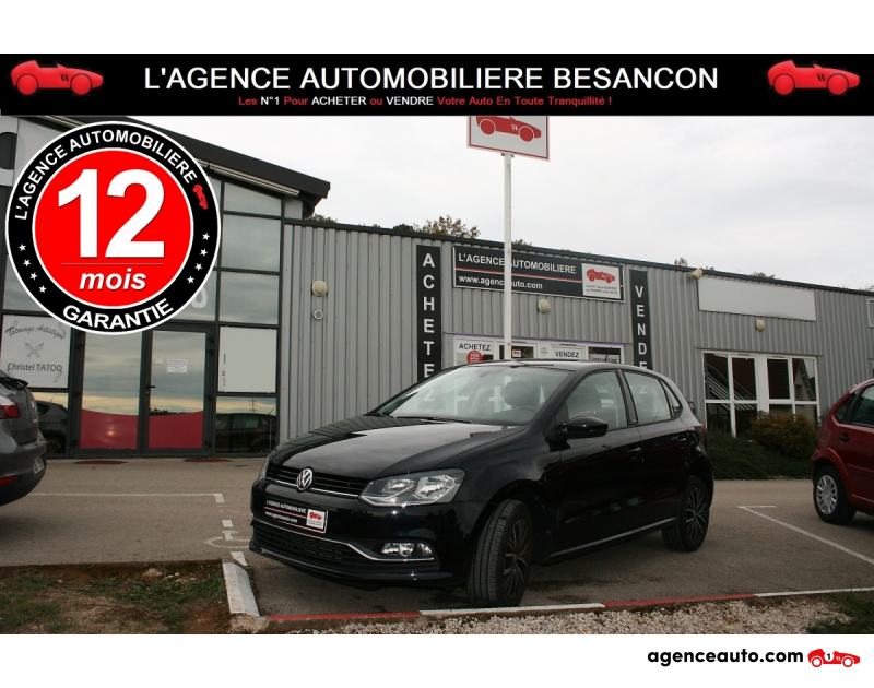 Achat voiture occasion, Auto occasion pas cher | Agence Auto Volkswagen Polo 1.0 75ch Allstar 5p Violet Année 2016 Manuelle Essence