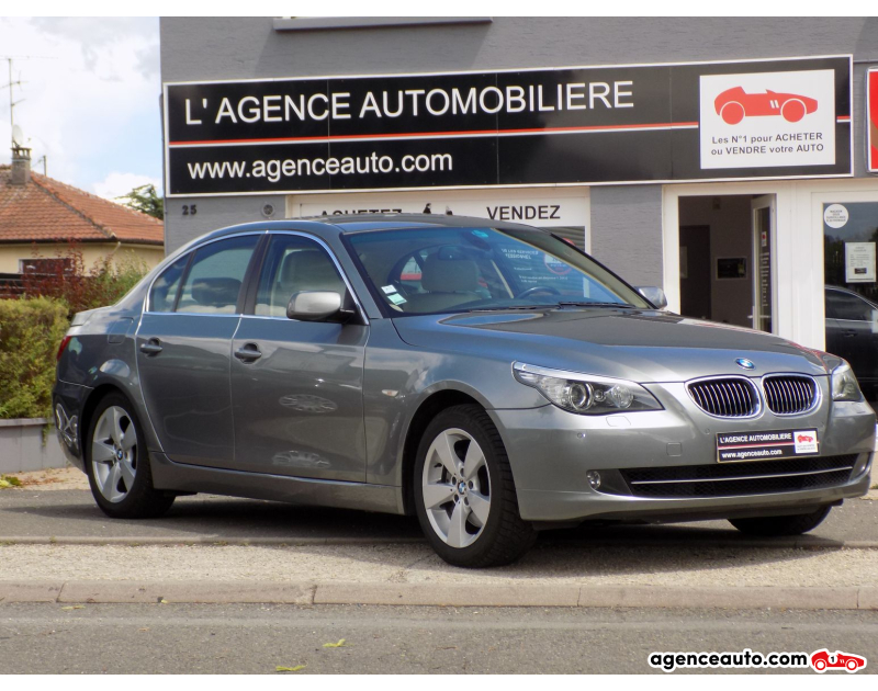 Compra de Coches Usados, Coches Usados Baratos %'|'% Agence Auto Bmw Série 5 Série 5 (E60 LCI) Berline 525 xd 3.0 d 197 Violet Año 2009 Automatique Essence